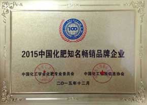 2015中國化肥知名暢銷品牌企業(yè)