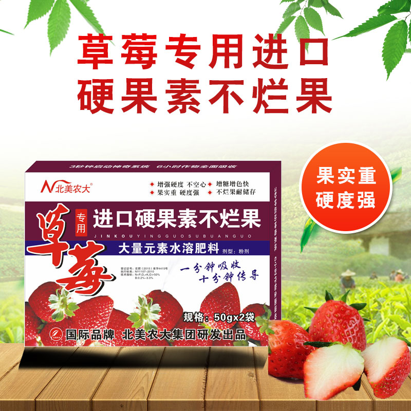 草莓施什么葉面肥增紅上色快不爛果？